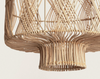Naturalna Lampa wisząca Rattanowa zewnętrzna Oia Ø40cm Boho