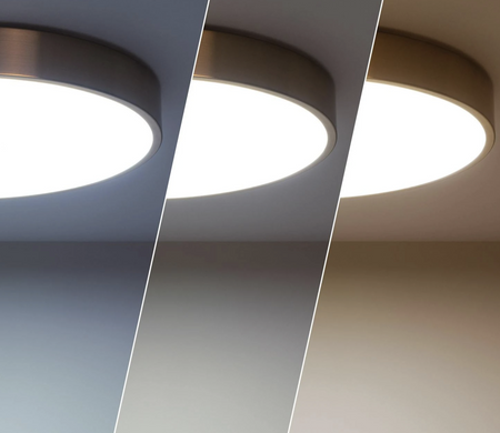 Plafon LED 18W Okrągły z Metalu Ø300 mm CCT z regulacja barwy światła Haydn   