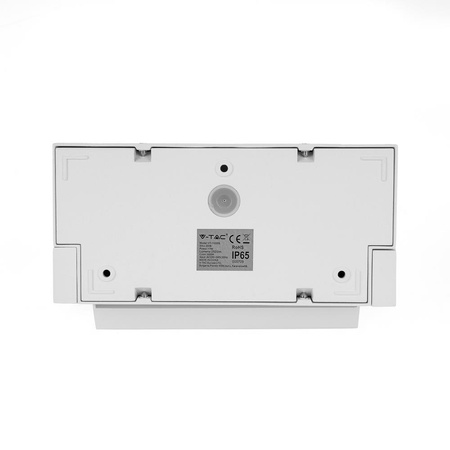 Projektor Oprawa Elewacyjna V-TAC 17W LED Czujnik Ruchu Biała IP65 VT-11020S 3000K 2520lm