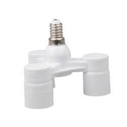 Rozgałęźnik adapter z gniazda E14 na 3xE14 ELEKTRO
