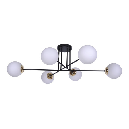 Lampa sufitowa w kształcie krzyżujących się prętów K-4915 z serii ISLA