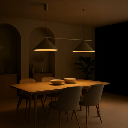 Lampa wisząca CAPITAL TAUPE 2xGX53 kaszmir