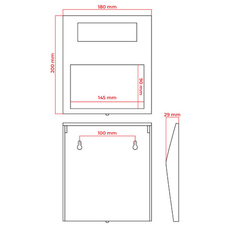 Lampa solarna z numerem budynku IP44 srebrna