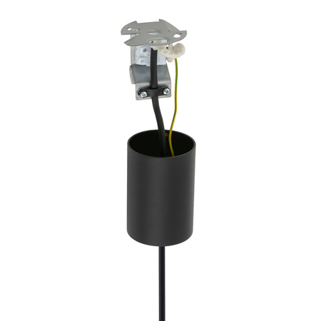 Nowodvorski Lampa wisząca czarna LASER 750