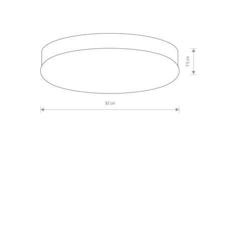 Nowodvorski Plafon biały chrom KASAI