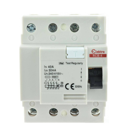 Wyłącznik R-P 4P  30mA AC 40A