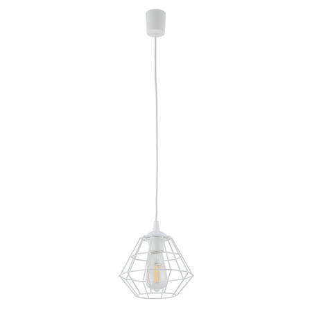 Lampa wisząca DIAMOND White 1xE27