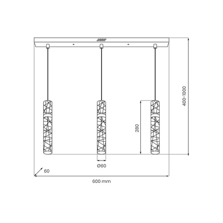 Milagro Lampa wisząca LAGOS 24W LED
