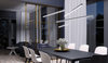 Profil do LED GLAZA-DUO Kluś architektoniczny anodowany dwa kierunki świecenia 1m