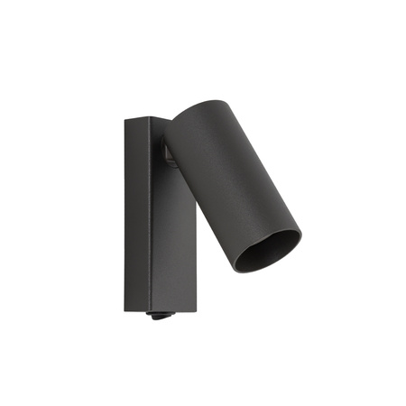 Nowodvorski Kinkiet FOURTY miniGU10 wys.17cm szer.10cm włącznik | Umbra gray 11766