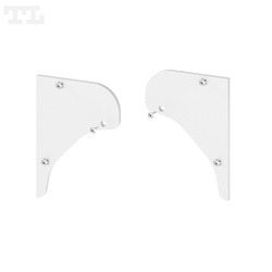 Zaślepka aluminiowa srebrna P10-8 1 kpl  (wkręty w komplecie) (nr kat 7710812)