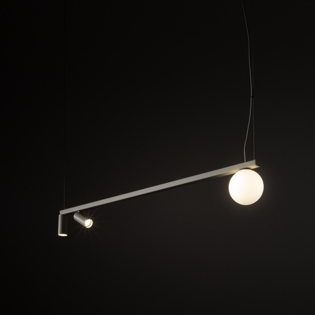 Lampa wisząca z reflektorami FOURTY szara  Nowodvorski 11450