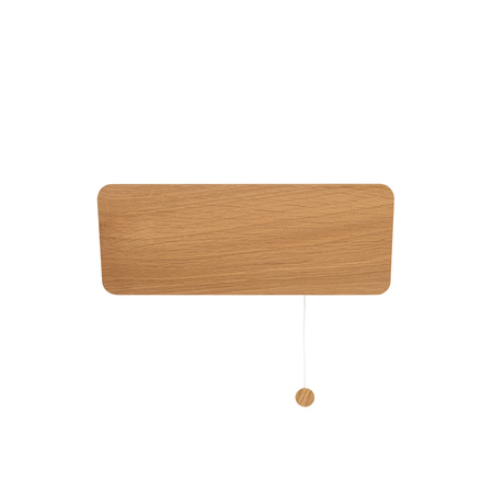 Nowodvorski Kinkiet regulowany z włącznikiem drewniany OSLO 30 