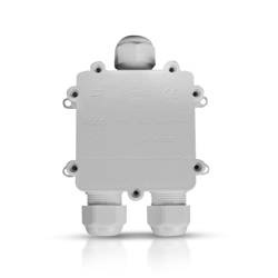 Puszka Złączka Mufa Hermetyczna 3xPin Średnica kabla 8-12mm IP68 biała
