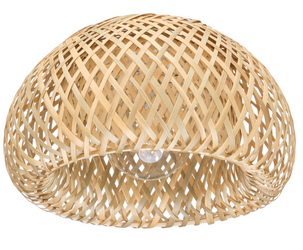 Abażur klosz bambusowy pleciony 45cm Boho do lampy E27