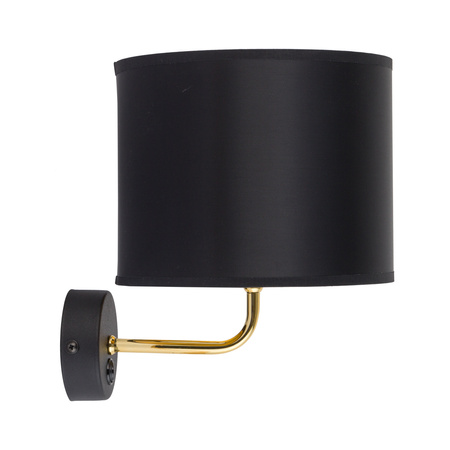 Kinkiet VEGA Black.Gold 1xE27