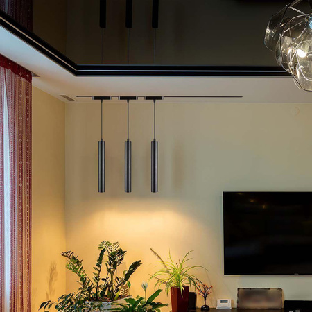 Oprawa Zwieszana Szynosystem Magnetyczny 48V V-TAC 15W LED 30st Czarna VT-4214 6400K 1600lm 3 Lata Gwarancji