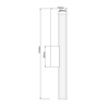 Kinkiet Linea LED CCT IP44 chrom LP-0510/1W-61 CH