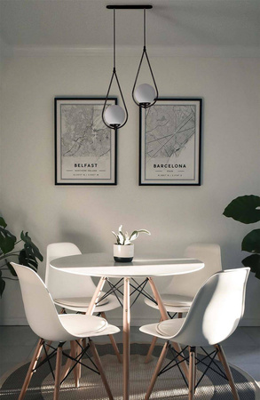 Lampa wisząca K-4771 z serii NEVE BLACK