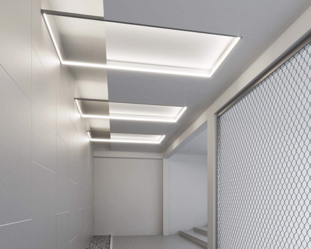 Profil do LED LIPOD architektoniczny Kluś  srebrny anoda 3m