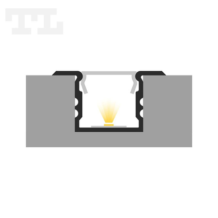 LED P18-2 Profil 2000 mm biały lakierowany (nr kat 8618211)