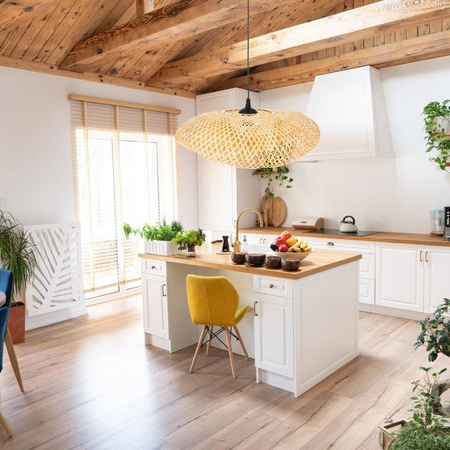 Lampa wisząca BOHO bambusowa duża NUSA 80cm 1xE27