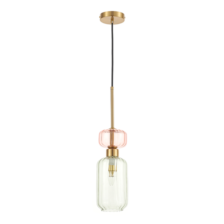 Szklana lampa wisząca MOLLY GREEN 1xE14