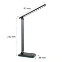 Lampa biurkowa Alma LED RGB + CCT 12W czarna