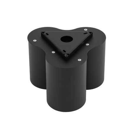 Nowodvorski Lampa punktowa natynkowa potrójna czarno złota EYE TONE