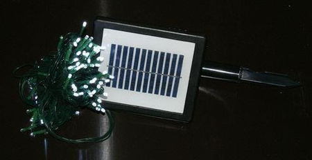 Lampki choinkowe LED KOLOROWE 10m solarne