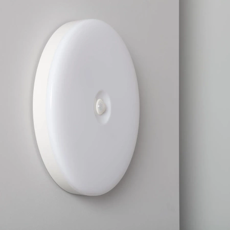 Plafon LED 18W Anti-Flicker z Czujnikiem Ruchu PIR i Zmierzchu biały