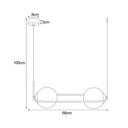 Lampa wisząca K-5122 -VENTA