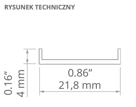 Osłona do profilu LIGER-22 Kluś mleczna satynowa rolka 6m
