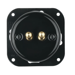 Włącznik ceramiczny podtynkowy żaluzjowy Toogle czarny / złoty