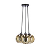 Trio lampa wisząca e27 klosz złoty 33-11961