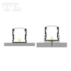 LED P5-1 Profil 1000 mm grafitowy lakierowany RAL 7016 (nr kat 8651017016)