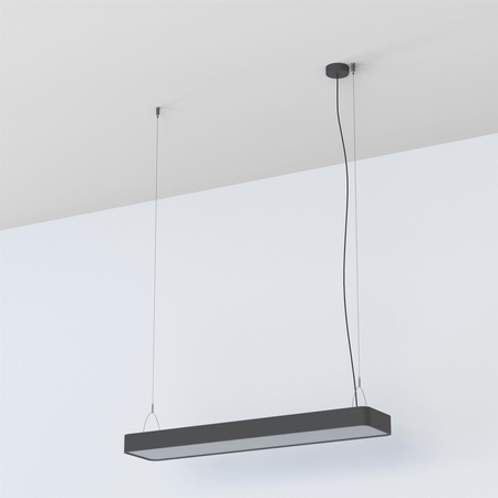 Nowodvorski Lampa wisząca grafitowa SOFT LED 90X20 7532