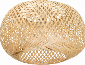 Abażur klosz BAMBUSOWY 40cm plecionka Boho do lampy E27