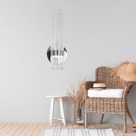 Kinkiet nowoczesny hotelowy Ambiente chrom LED 18W CCT