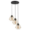 Tk Lighting DIAMOND GOLDlampa wisząca 3xE27