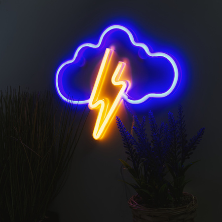 Dekoracja świetlna  Neon LED "chmurka", 29 x 23 cm