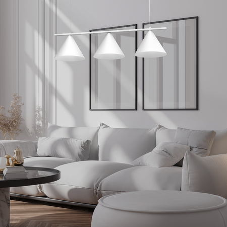 Lampa wisząca CAPITAL  BIAŁY 3XGX52