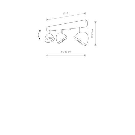 Nowodvorski Lampa sufitowa czarna VESPA 