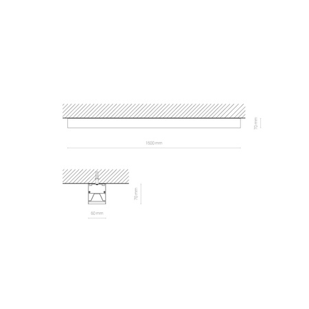 Lampa biała Nowodvorski CL HALL PRO LED 