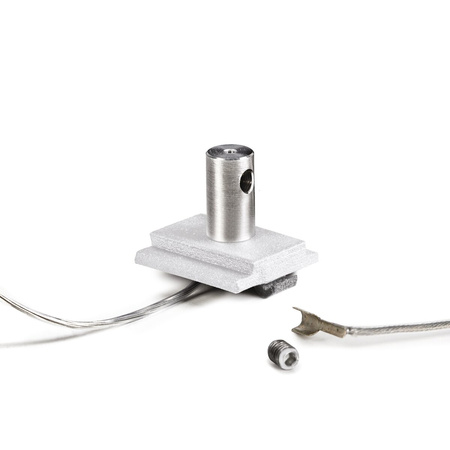 Kluś Zawieszka OS22-LIN-Z, biały, stal nierdzewna, PA