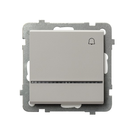 Ospel Sonata Kaszmir Łącznik zwierny "dzwonek" z podświetleniem niebieskim ŁP-6RS/m/82