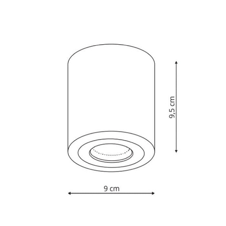 Faro XL oprawa natynkowa chrom LP-1464/1SM XL CH