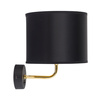 Kinkiet VEGA Black.Gold 1xE27