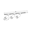 Zestaw Oprawa Mica Track Biały + Chrom 3xGU10 1m