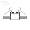 LED P22-7 Profil 1000 mm czarny lakierowany (nr kat 8622712)